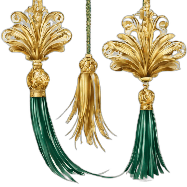 Golden Tassel Clipart