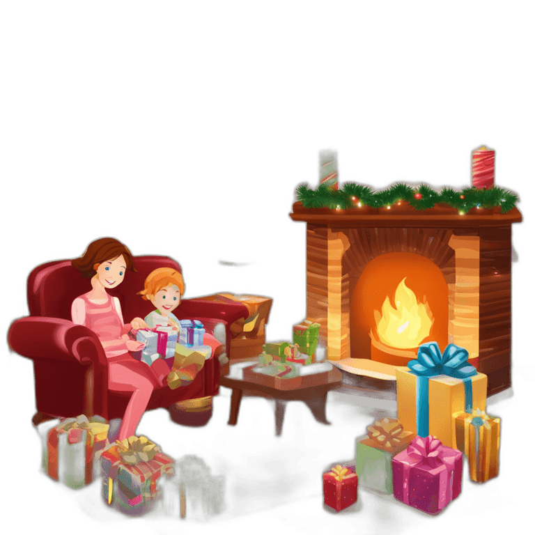 Festive Fireplace