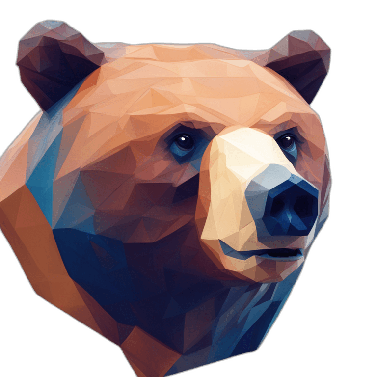 Low-Poly Astro Bear