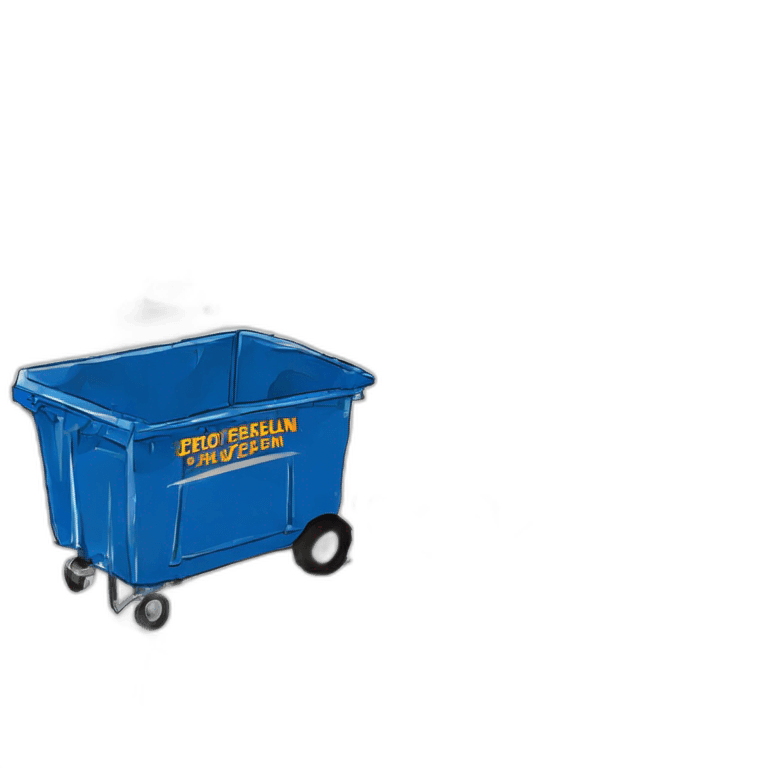 Fiery Dumpster