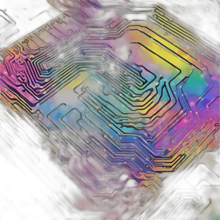 Rainbow Circuit Clipart