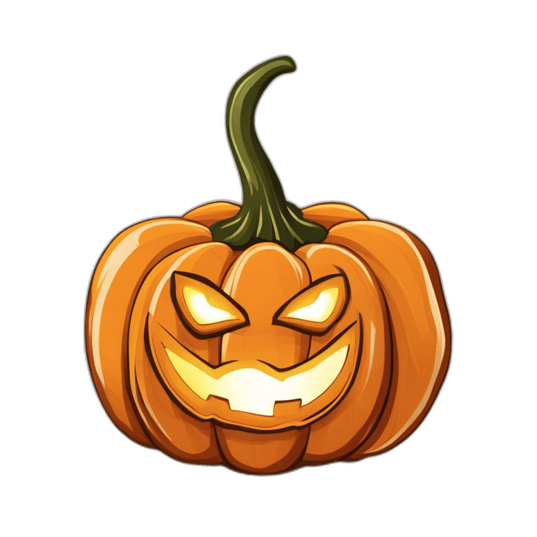 Transparent Halloween Pumpkin