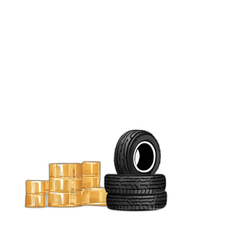 Transparent Tire Drop