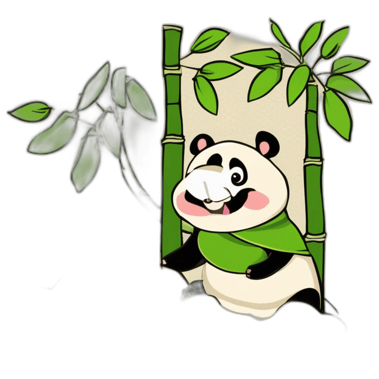 Happy Panda Clipart