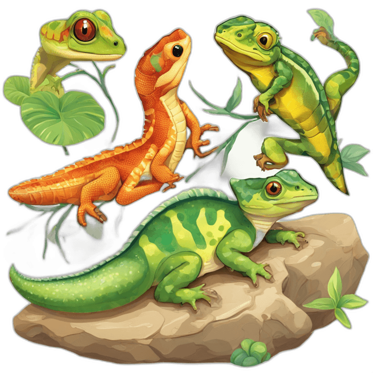 Reptile Collage