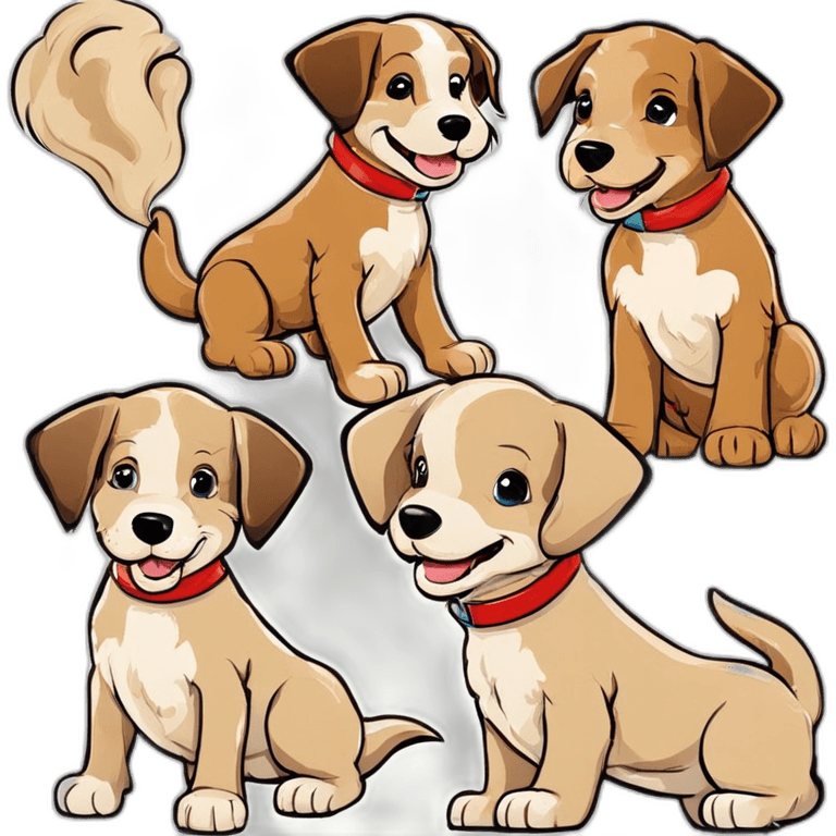 Smiling Puppy Clipart