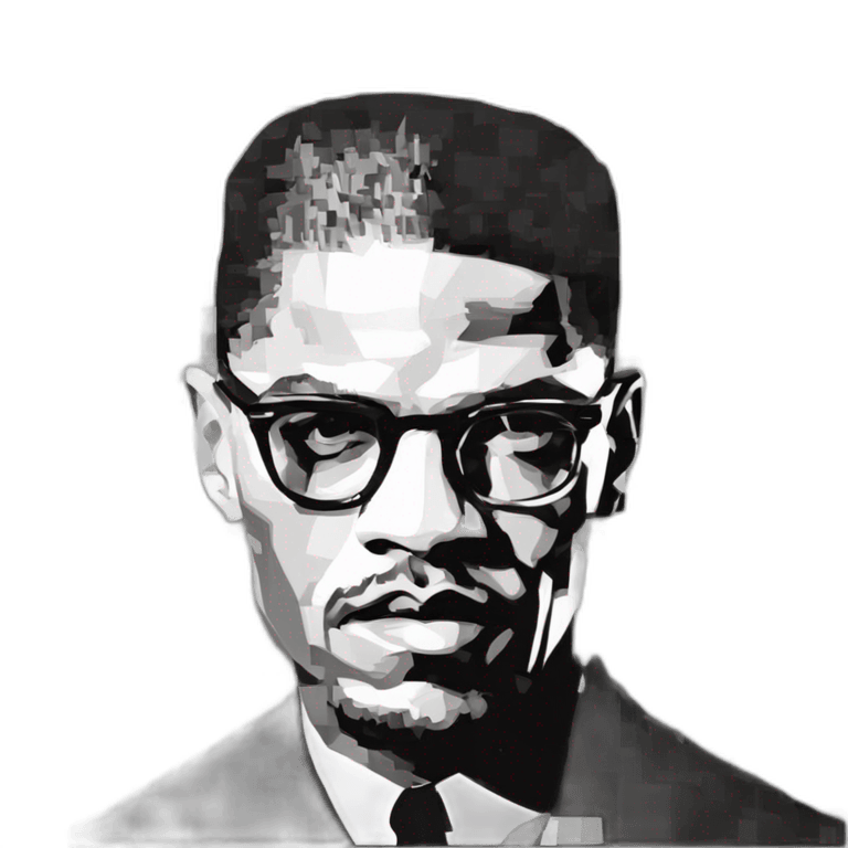 Transparent Malcolm X