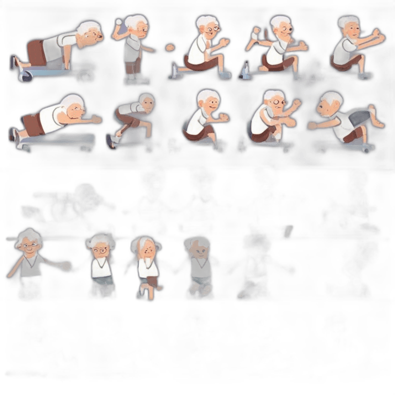 Active Seniors Clipart