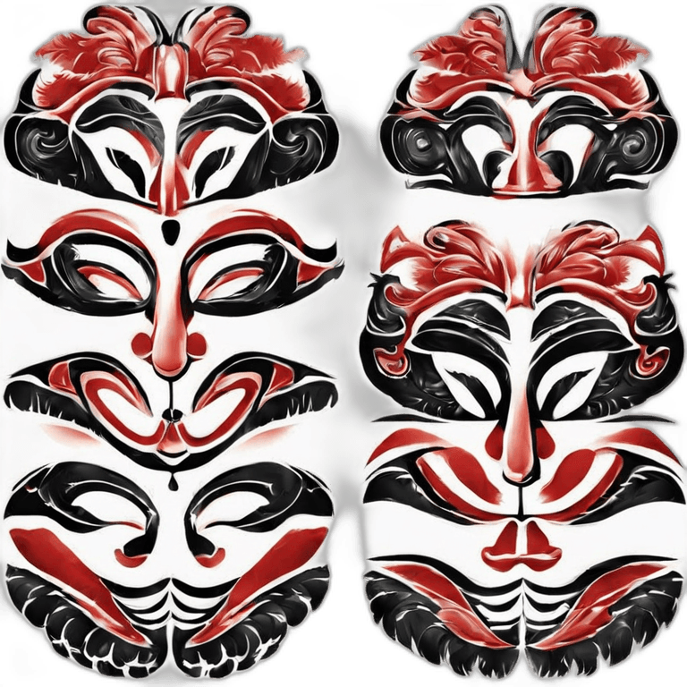 Maori Headshot Clipart